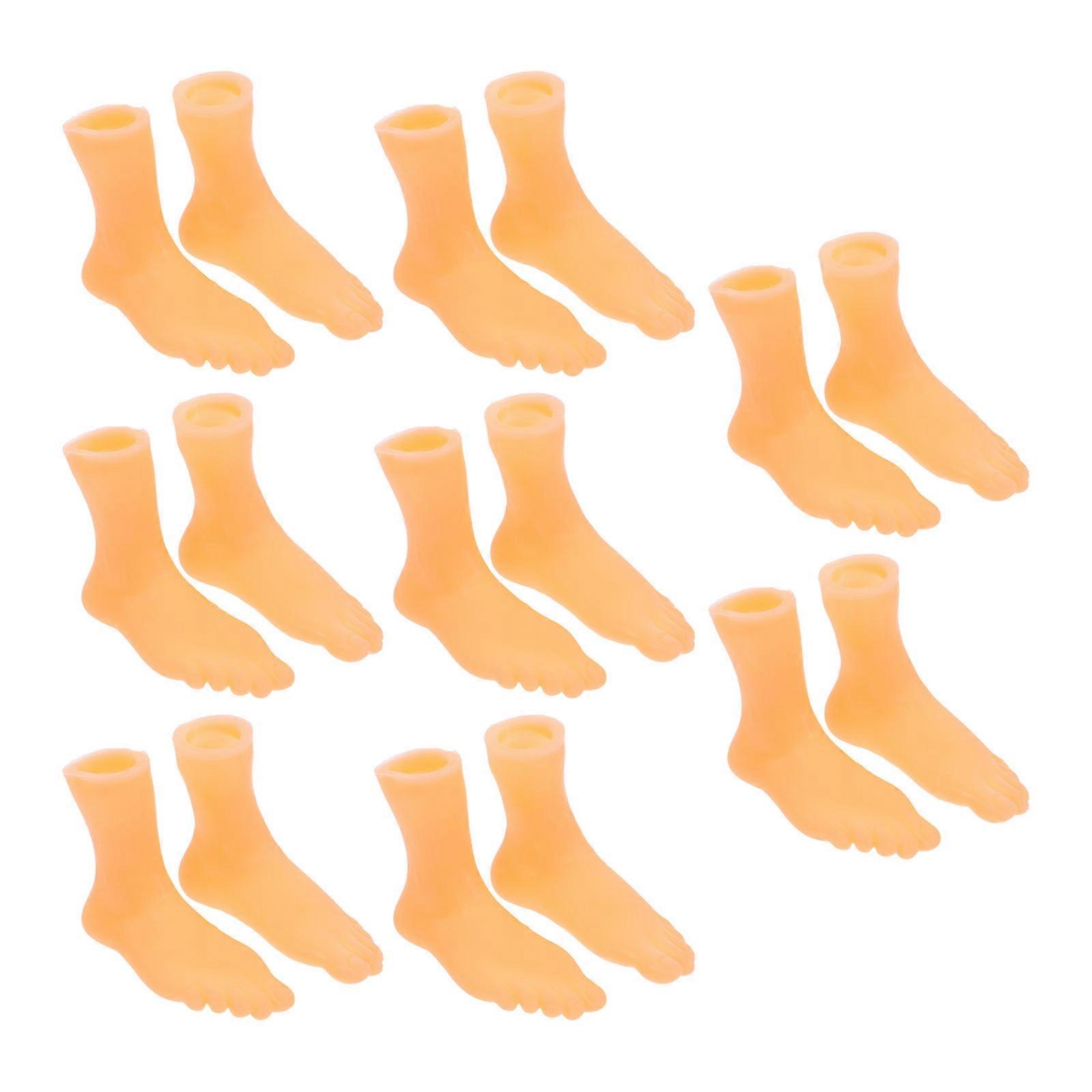 16Pcs Finger Feet Puppet Educational Toy for Body Awareness and Teaching Tool DIY Fun