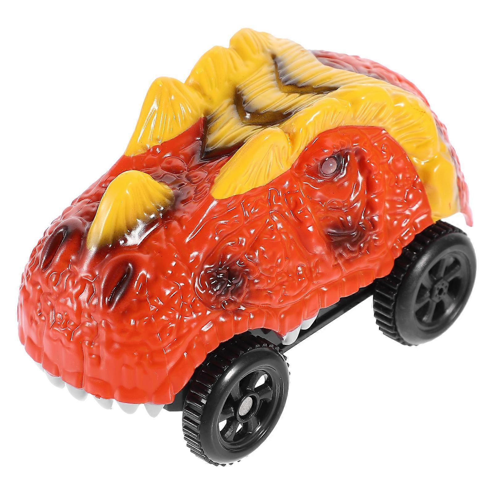 Glowing Dinosaur Track Vehicle with Light No Battery Needed for Safe and Engaging Play Fun