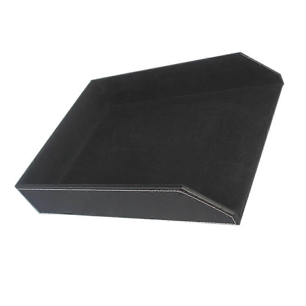 File Tray Black Space Saver Desktop Organizer for Storage Use