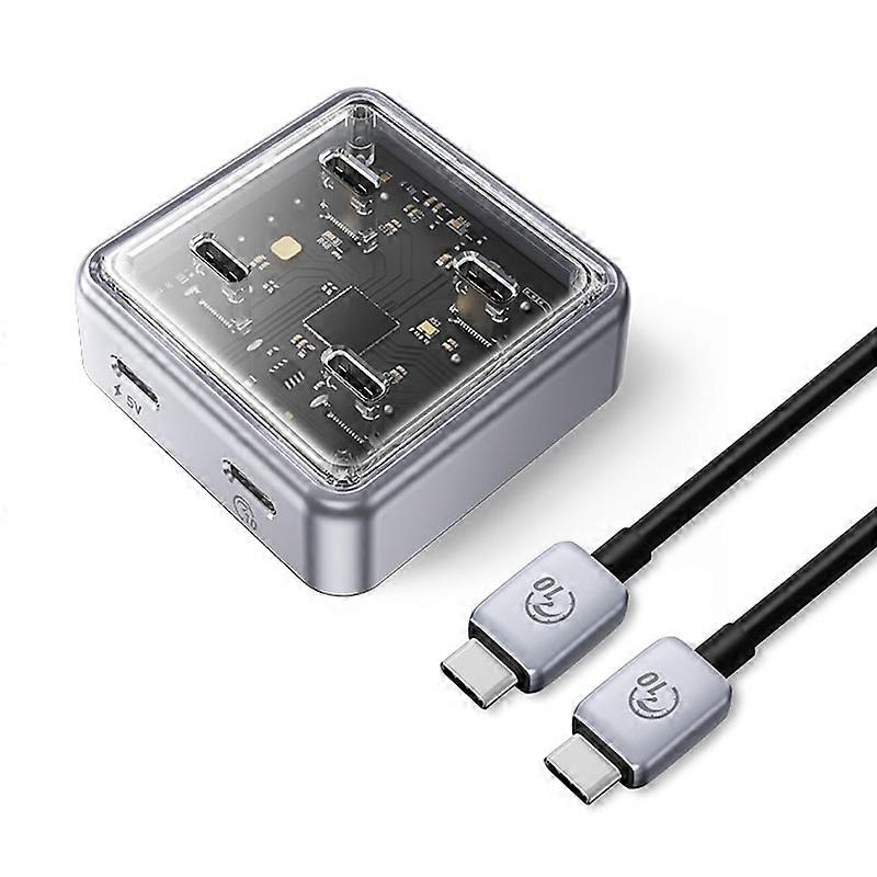 ORICO XHJ4C-G2 4-Port Zinc Alloy USB Type-C HUB XHJ4C