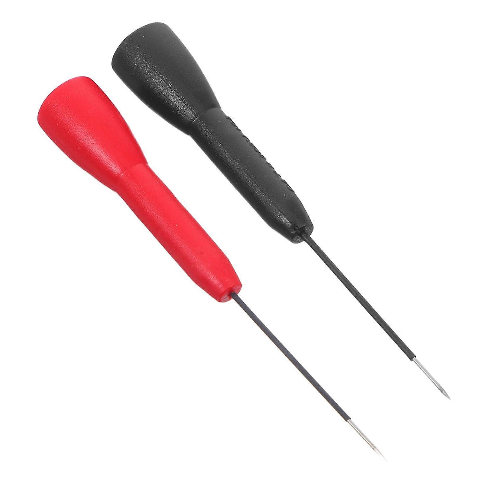 1 Set Multimeter Probe Needle Line Device Probe Care Locking Needle Test Probe Pins Electric Probe Pins Miniature Probes Car Circuit Probes
