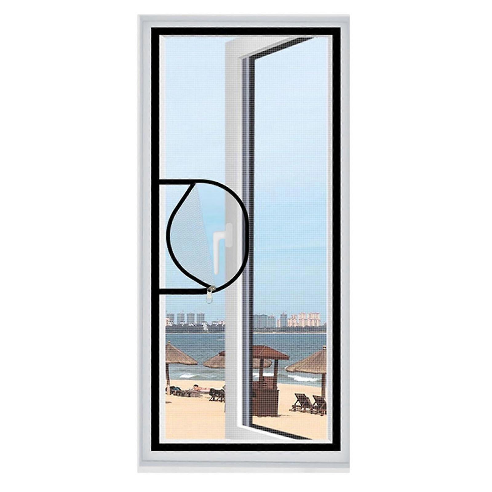 Custom Size Window Mosquito Net, SelfAdhesive Safety Net for Cats, Balcony Safety Net, Cat Window Net with Zipper