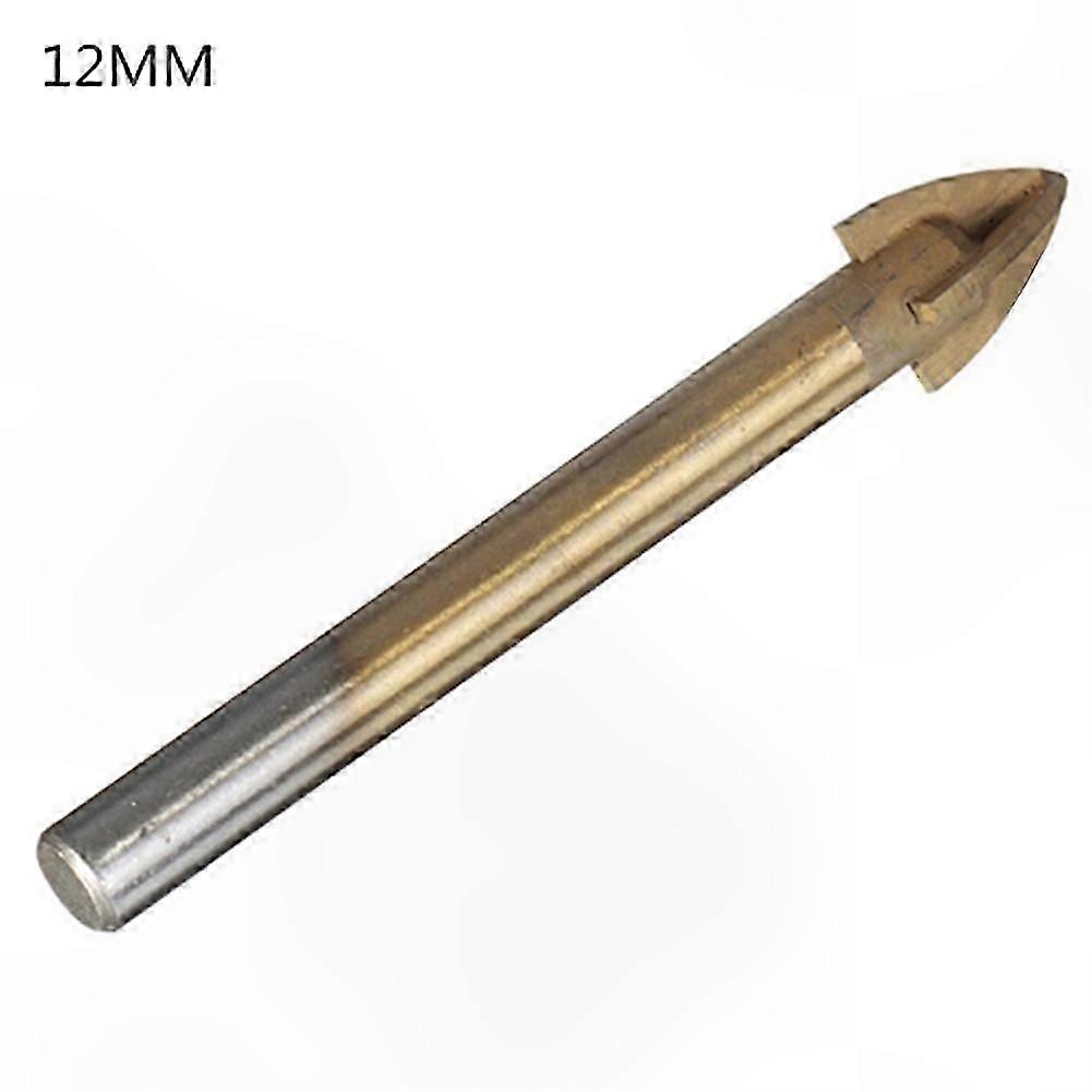 Tungsten Carbide Spear Head Drill Bits for Tile, Glass, and Ceramics - 6, 8, 10, 12mm Sizes