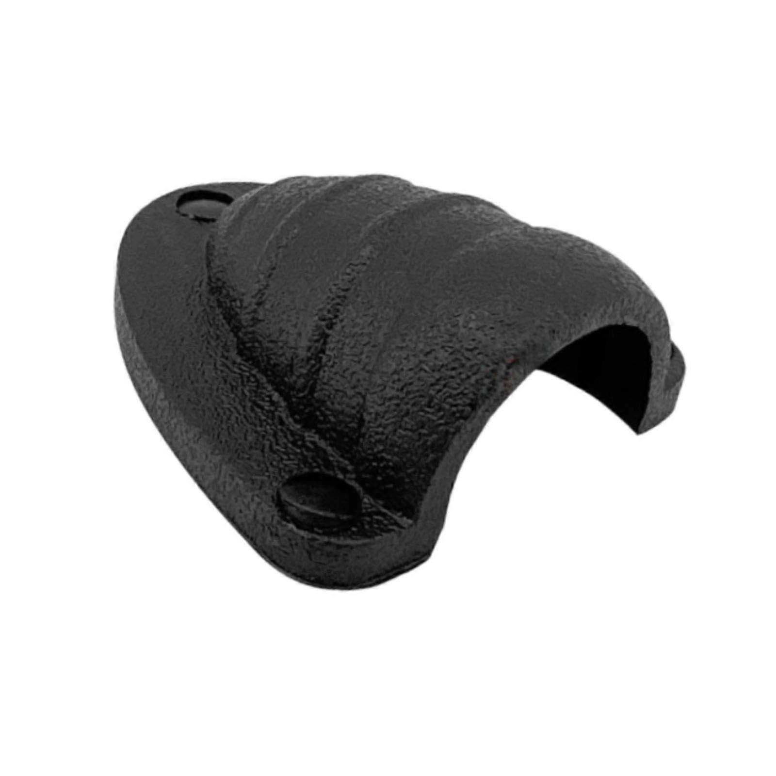 Marine Wire Cable Vent Cover Clamshell Design, Weatherproof Nylon, Black, Size Large, Direct Replacement Hardware Accessory