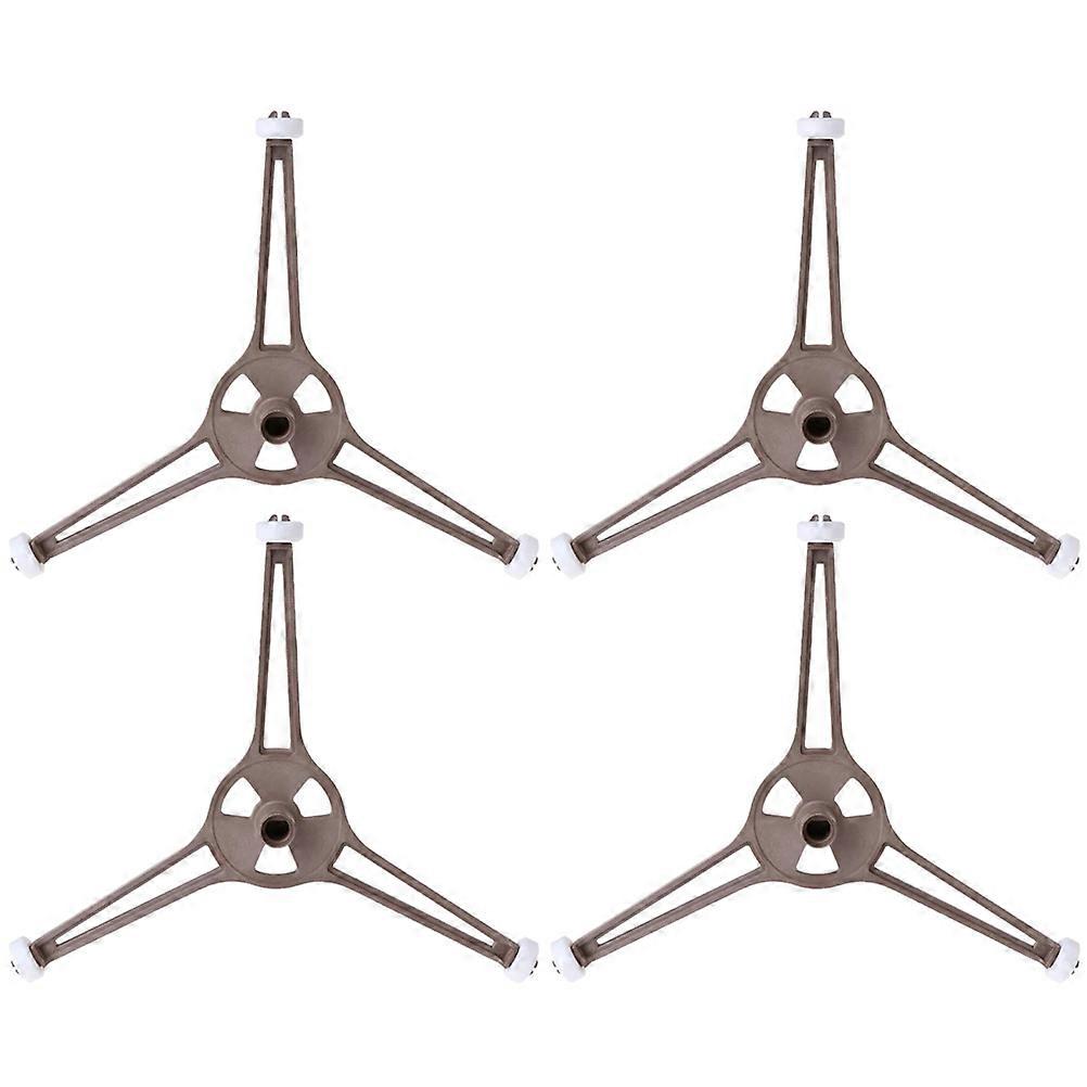 Glass Tray Support Rotating Microwave Oven Turntable Rollers Kitchen 4Pcs