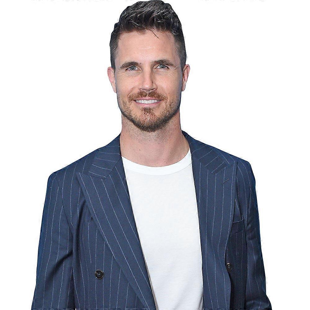 Robbie Amell (Blue Suit) Half Body Buddy Cutout