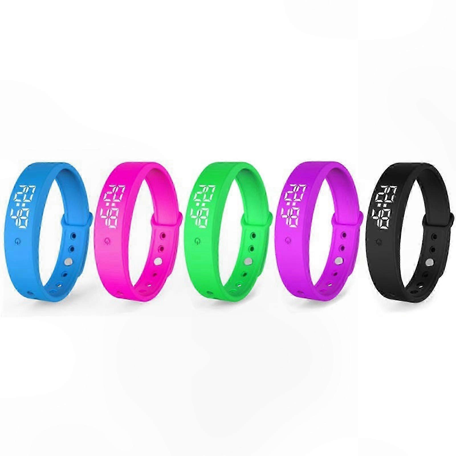 Silent Vibration Reminder Watch with Countdown Timer and Waterproof Design for Personal Use