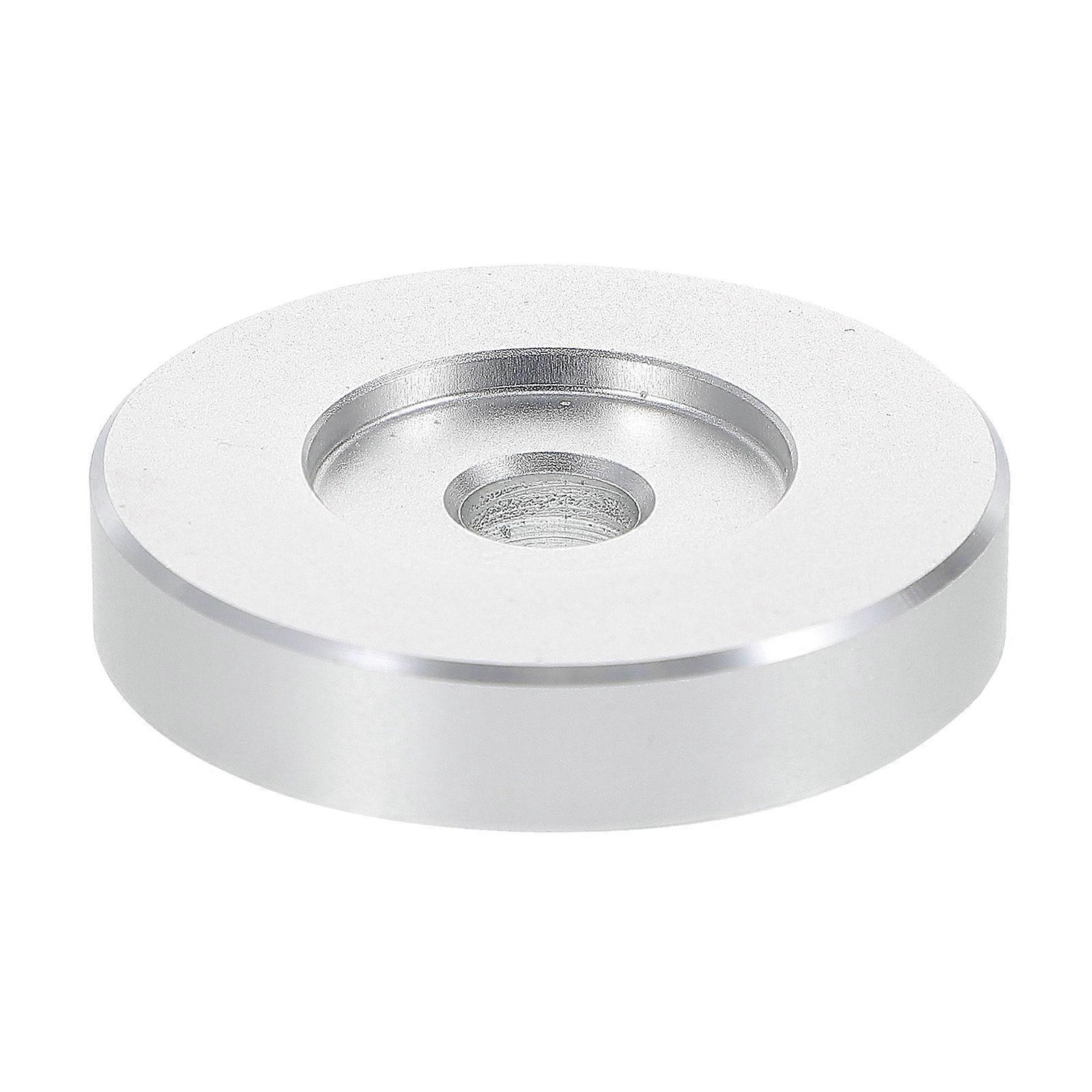 Turntable Stabiliser Minimize Eccentricity 7 Inch Vinyl Record Silver 1Set