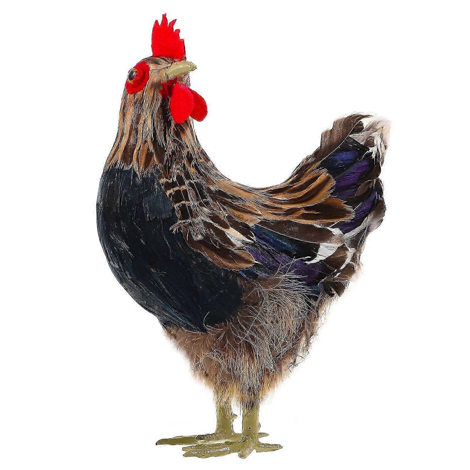 Chicken Ornament Simulation Chicken Decor Simulation Hen Ornament Hen Decoration