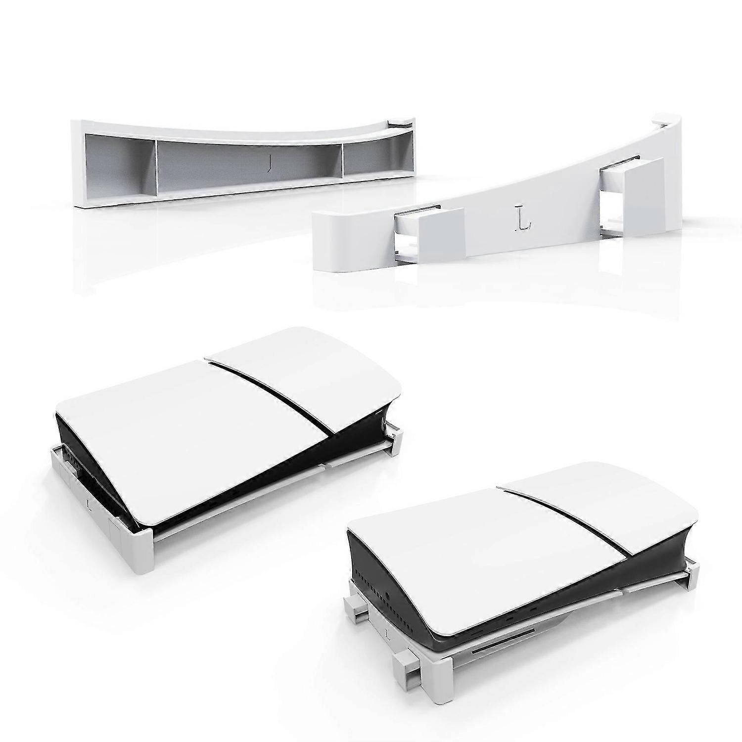 Ps5 Slim Horizontal Stand,ps5 Slim Base Stand for ps 5 Disc & Digital Editions Horizontal Stand Hold
