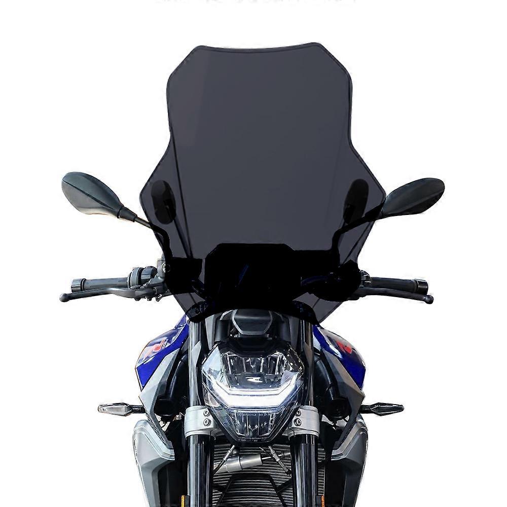 Exquisite Universal Motorcycle Windscreen Windshield Covers Screen Smoke Lens Motorbikes Deflector For BMW F900R R1200R S1000R