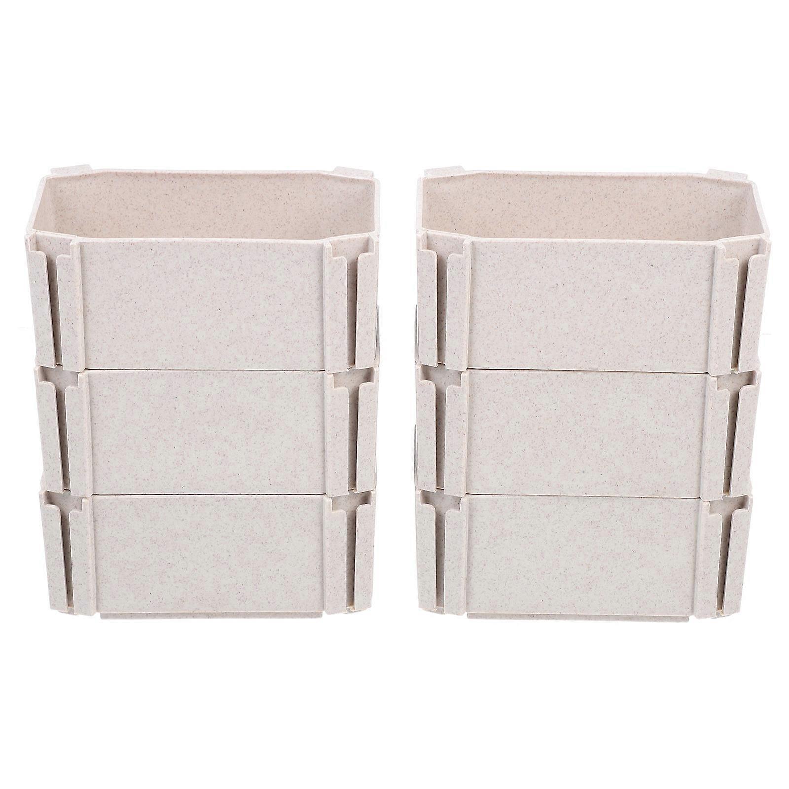 6Pcs Underwear Storage Box Wardrobe Drawer Socks Organizer Small Socks Box for Home
