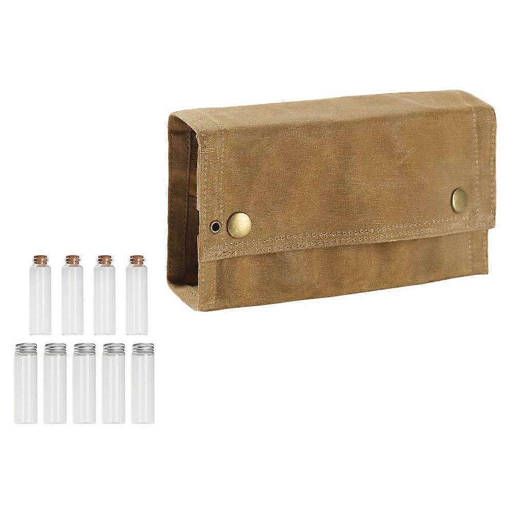 Outdoor Seasoning Bottles Organizer 1 Set Rectangular Shape Perfect For Camping Home Kitchen And Dining Needs