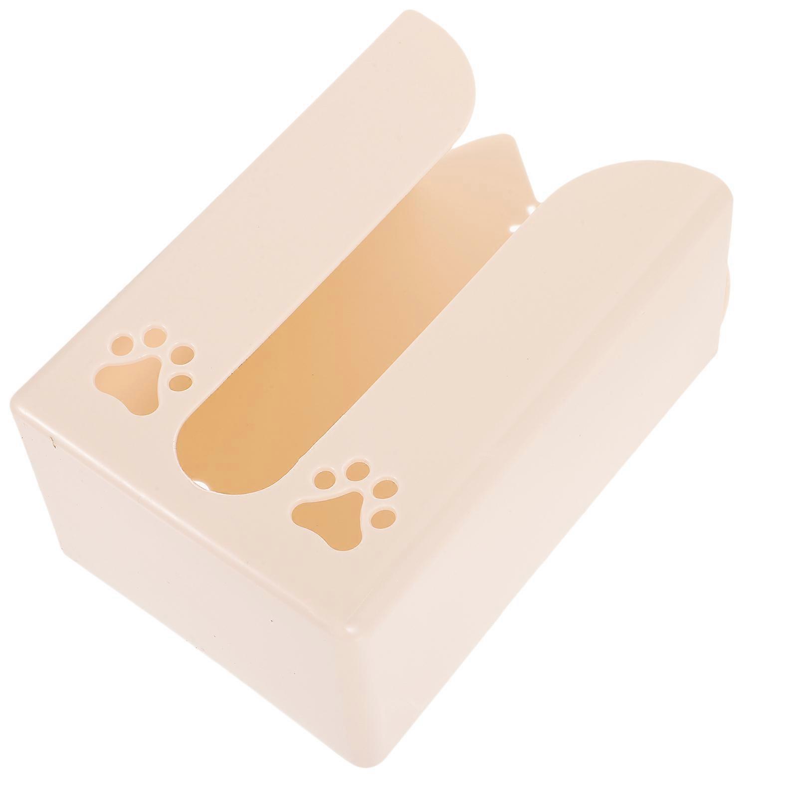 Wall Mounted Tissue Holder Pink for Bathroom Storage and Convenience