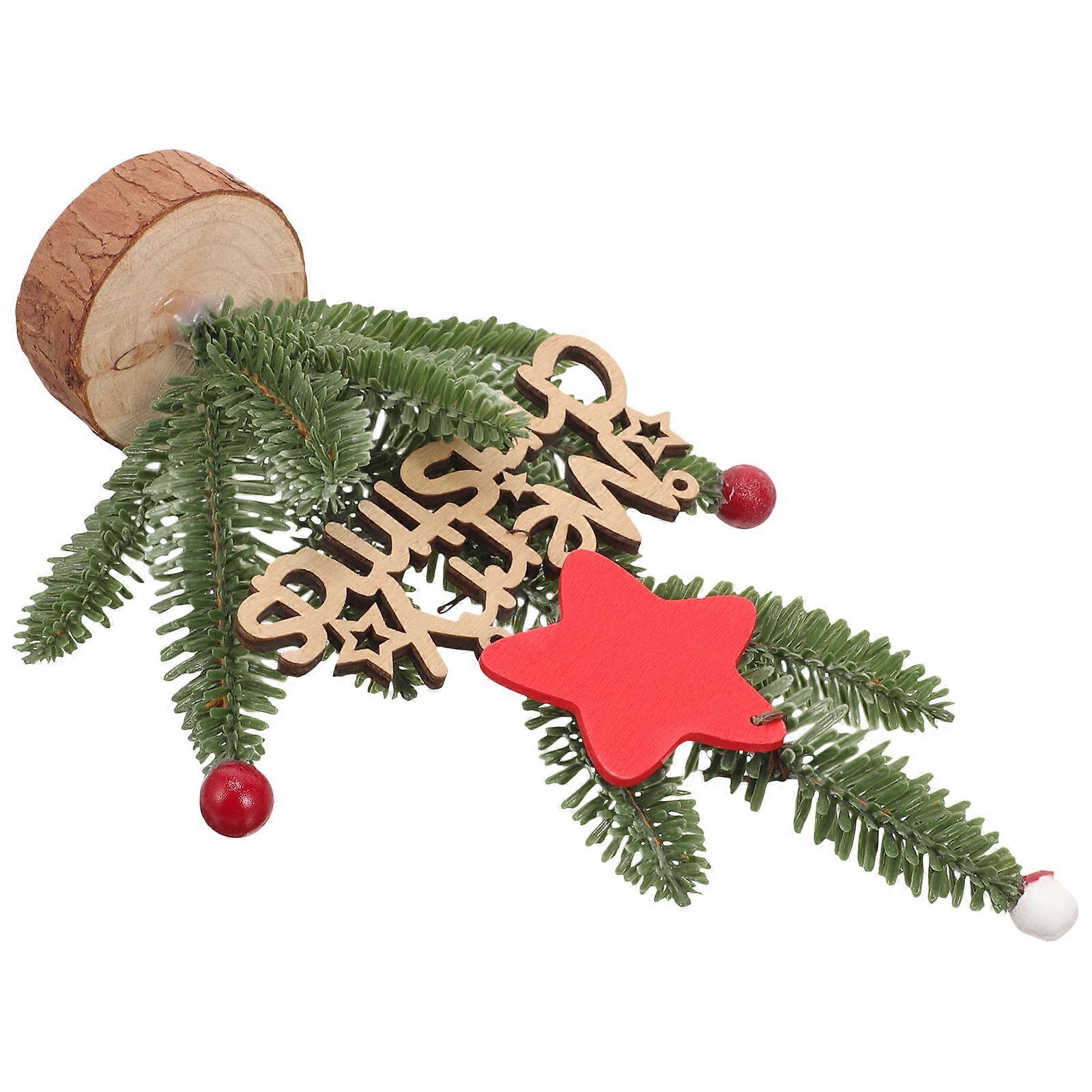 Assorted Color Holiday Tree Model Desktop Decoration Suitable For Family Gathering 10.2X7.5X2.6In 1Pcs