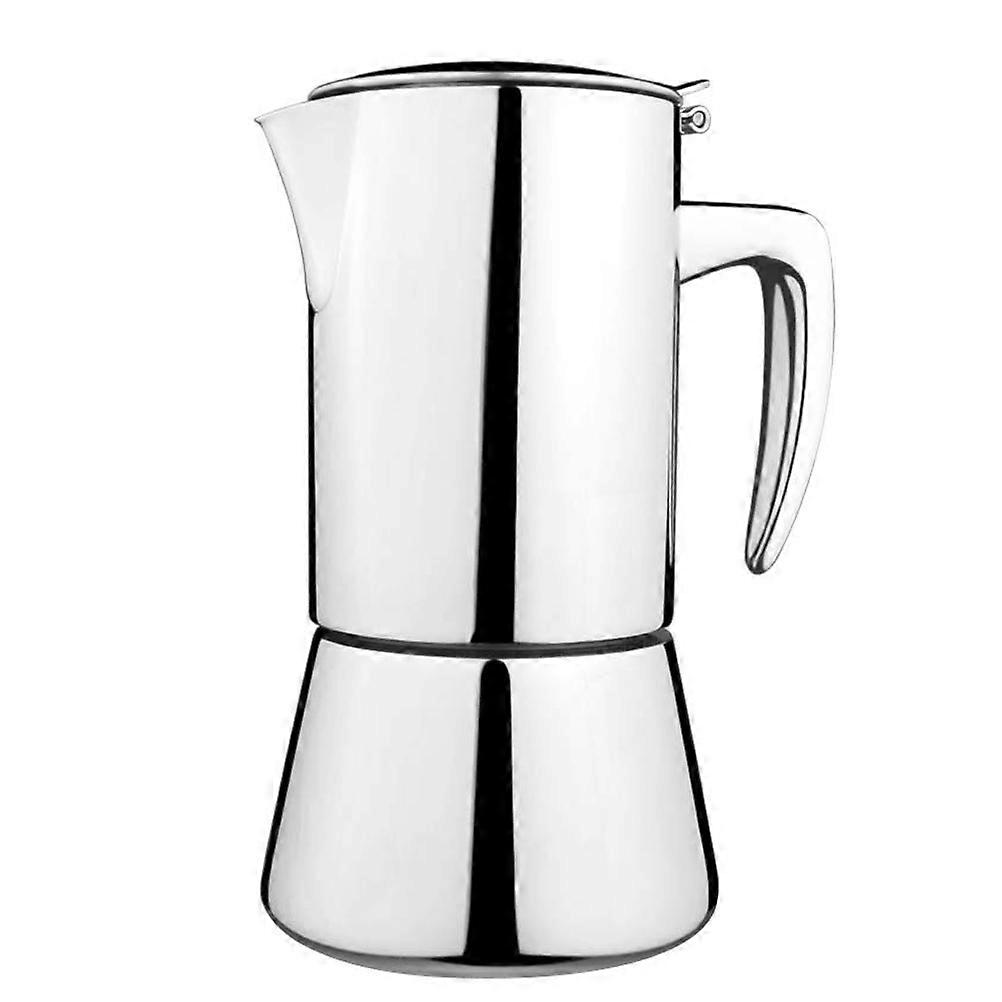 Espressobrygging kaffekanne laget av rustfritt stål for kaffeentusiaster 4 porsjoner 1 stk