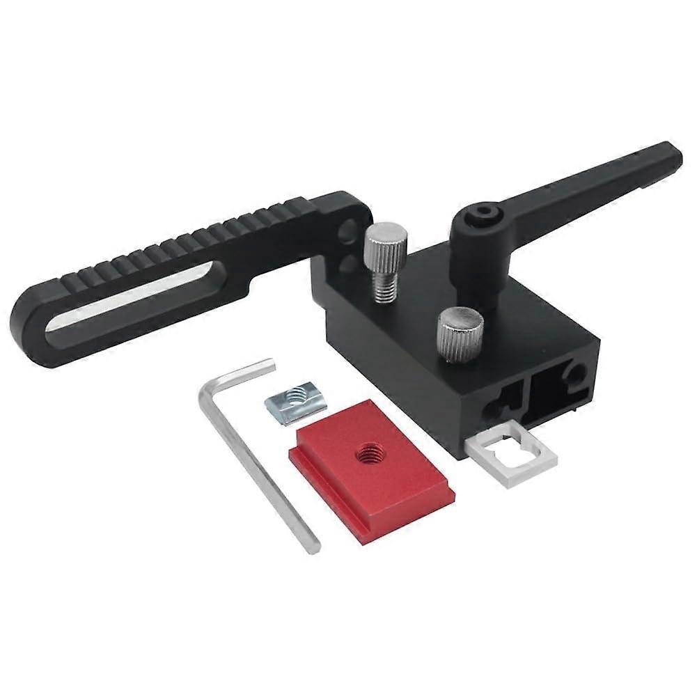 Push-Plattformbegrenzer Adjustable Type 75 For Sloped Paths In Carpentry Type T Black