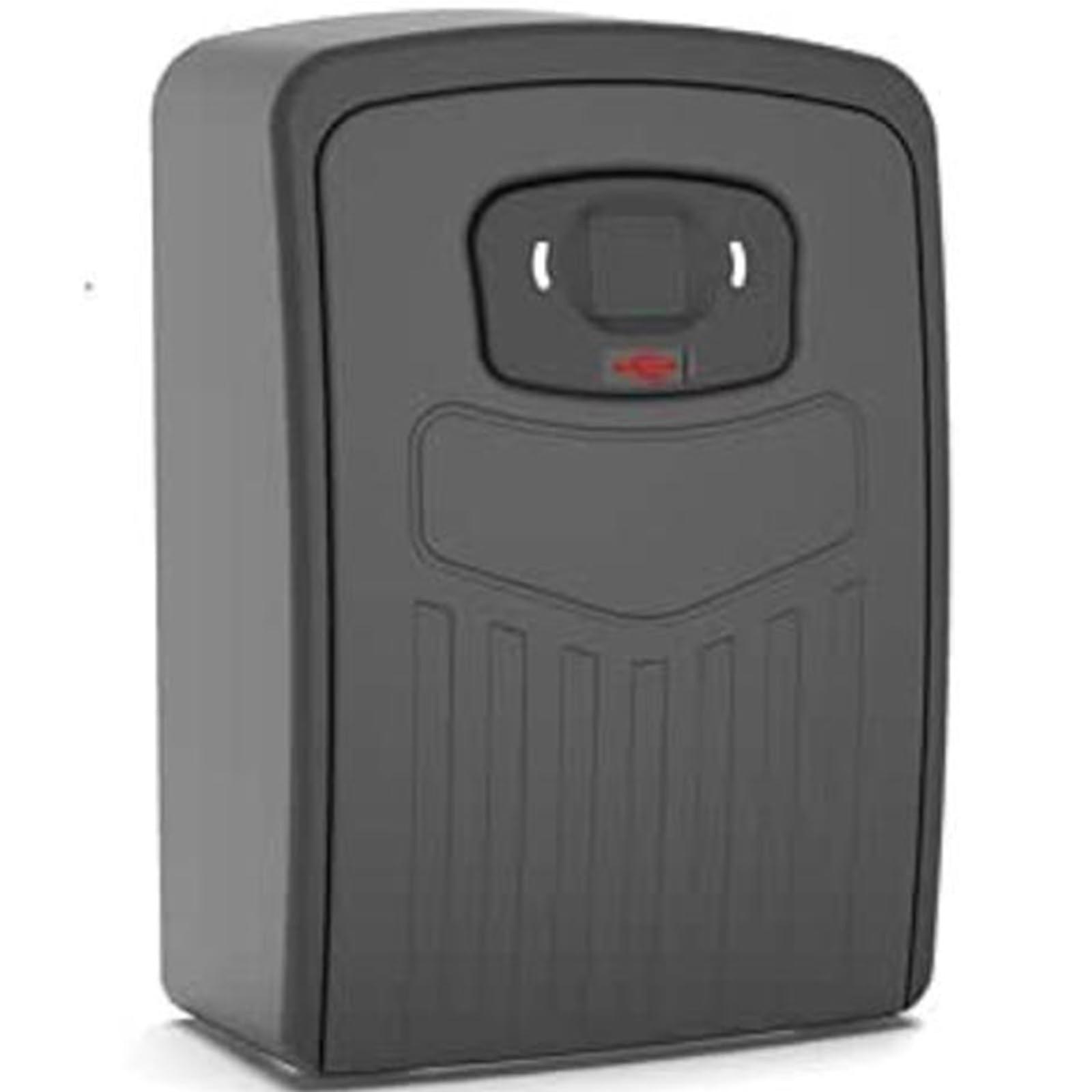 Wall Mounted Key Lock Box, Security Lock Boxes for House Keys, Fingerprint Locker with App Control, Key Safe Security Storage for Outdoor Use Black