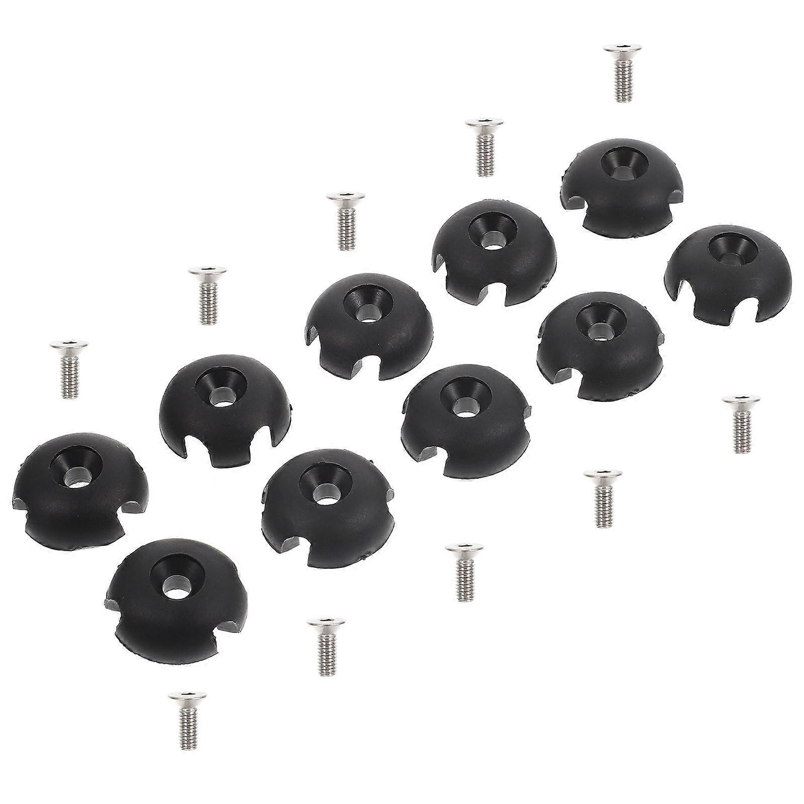 10pcs Kayak Cord Buckles Elastic Rope Fasteners for Canoe Dinghy Rowboat Accessories Lightweight Portable Easy Install Outdoor Use