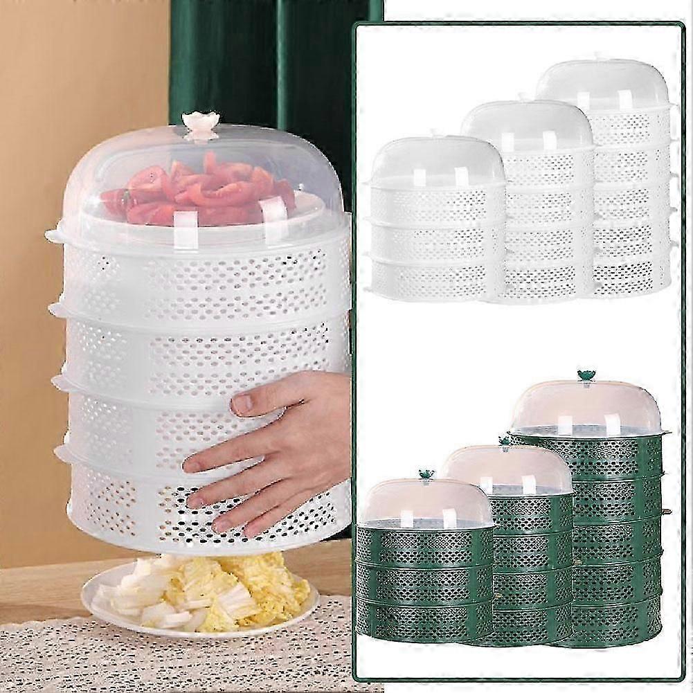 Hollowed-out Food Cover Multi-layer Insect Protectors Storage Stackable