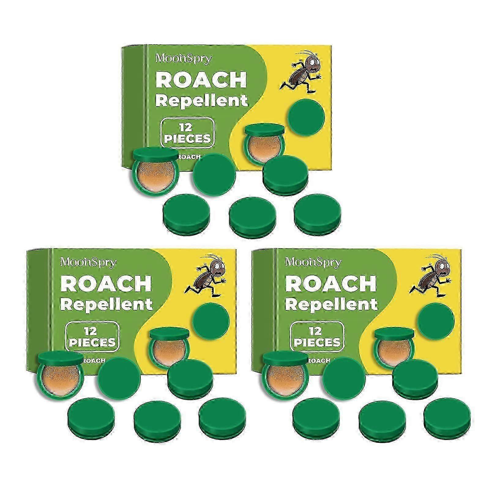 12pcs Cockroach Catchroach Traps Reusable Roach Aces Bait Station for Home Indoor Roach Repellent Killer