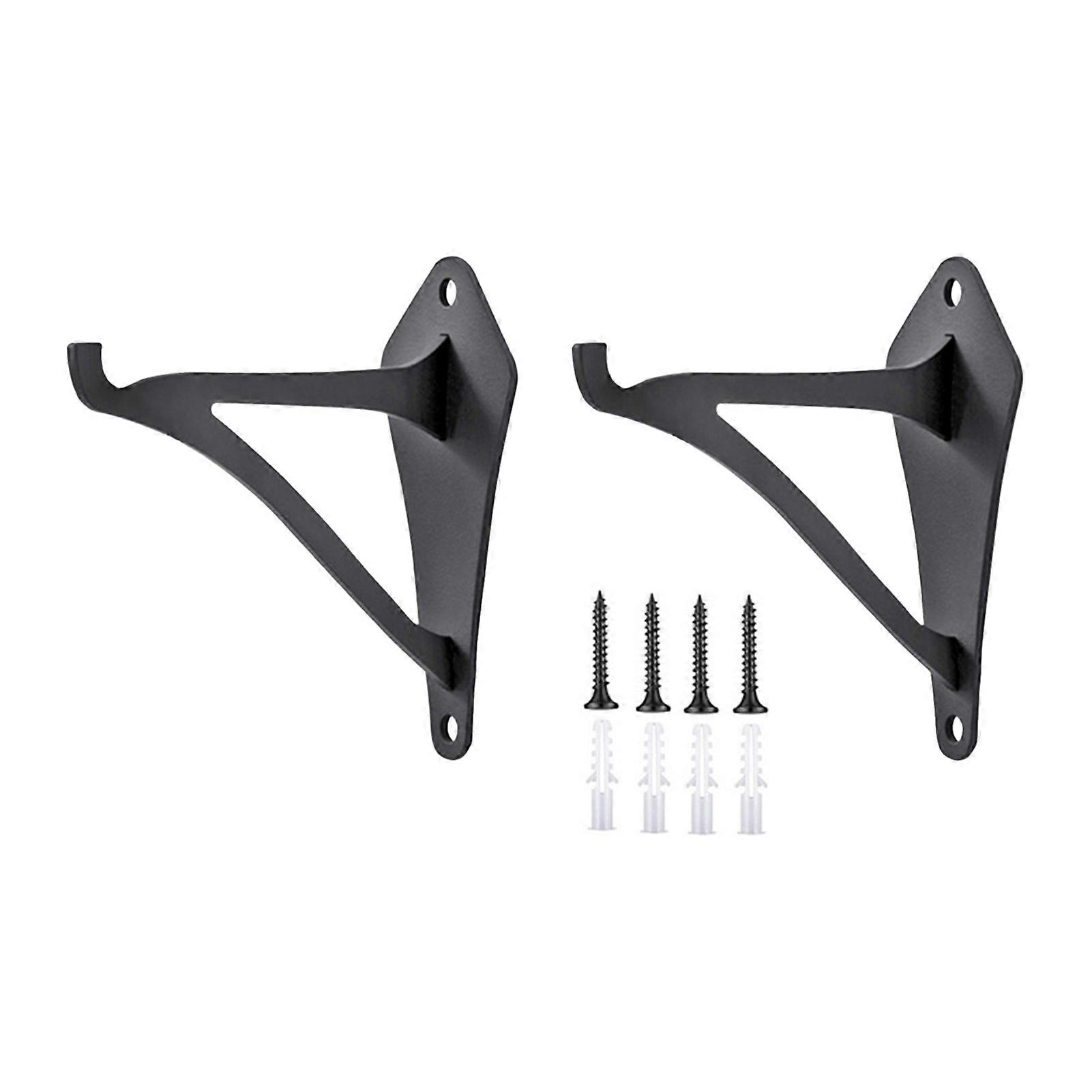 2pcs Outdoor Decorative Planter Hooks Iron Craft Sturdy Decorative Hook