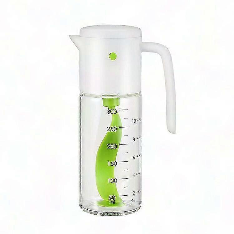 300ml Salad Dressing Mixer Bottle - Pressing Cup for Ketchup & Juice Storage