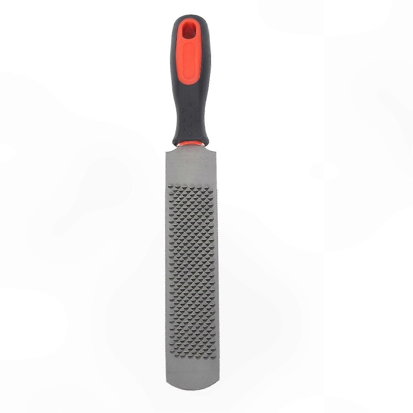 Carbon Steel Hoof Rasp with Ergonomic Flexible Handle for Horseshoe Trimming and Filing