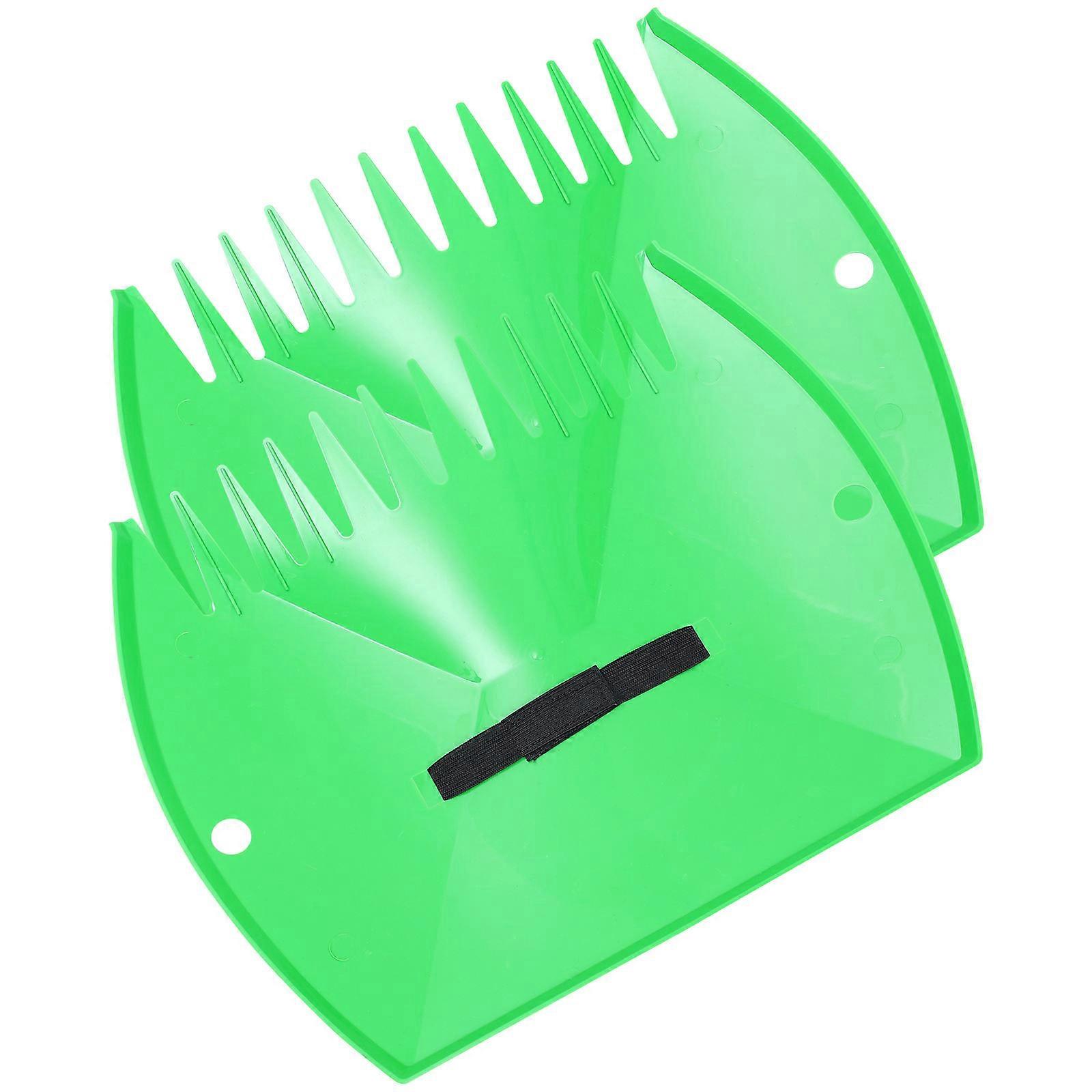 Leaves Cleaning Spade Yard Outdoor Garden Plastic Tool Durable Lightweight Structure 2Pcs