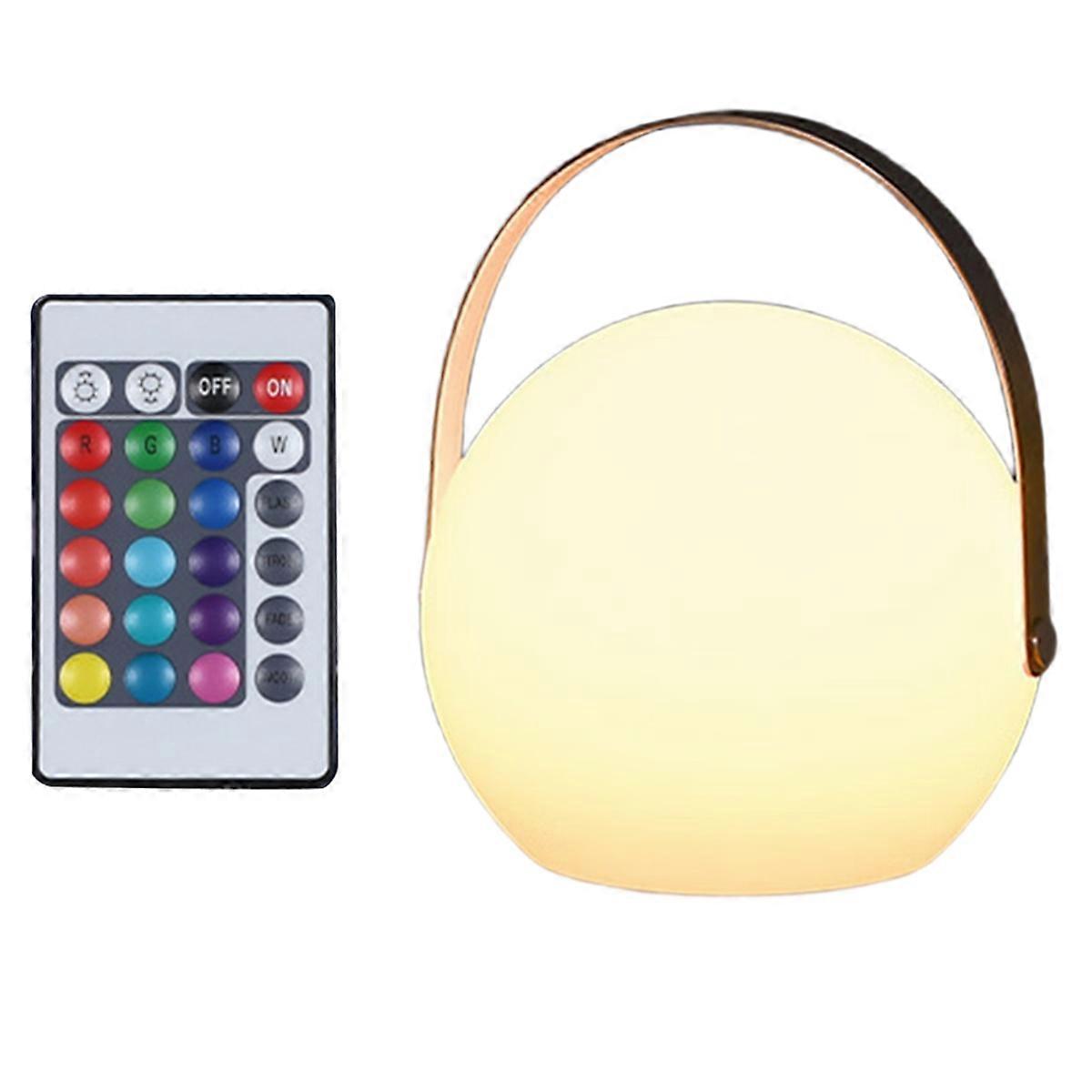 LED Remote Control Portable Desk Lamp Bedroom