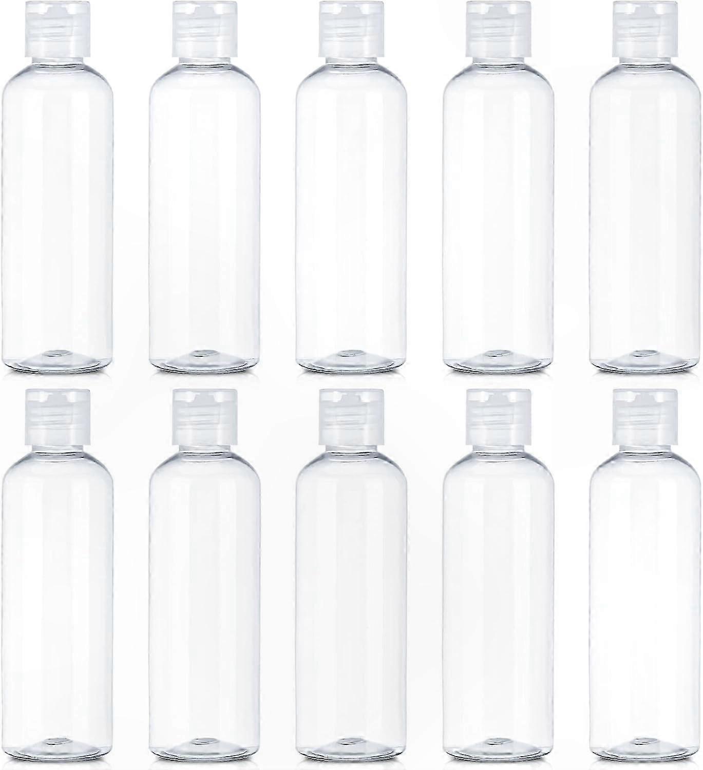 100ml Transparent Portable Bottles - Reusable Containers for Travel (Pack of 10)