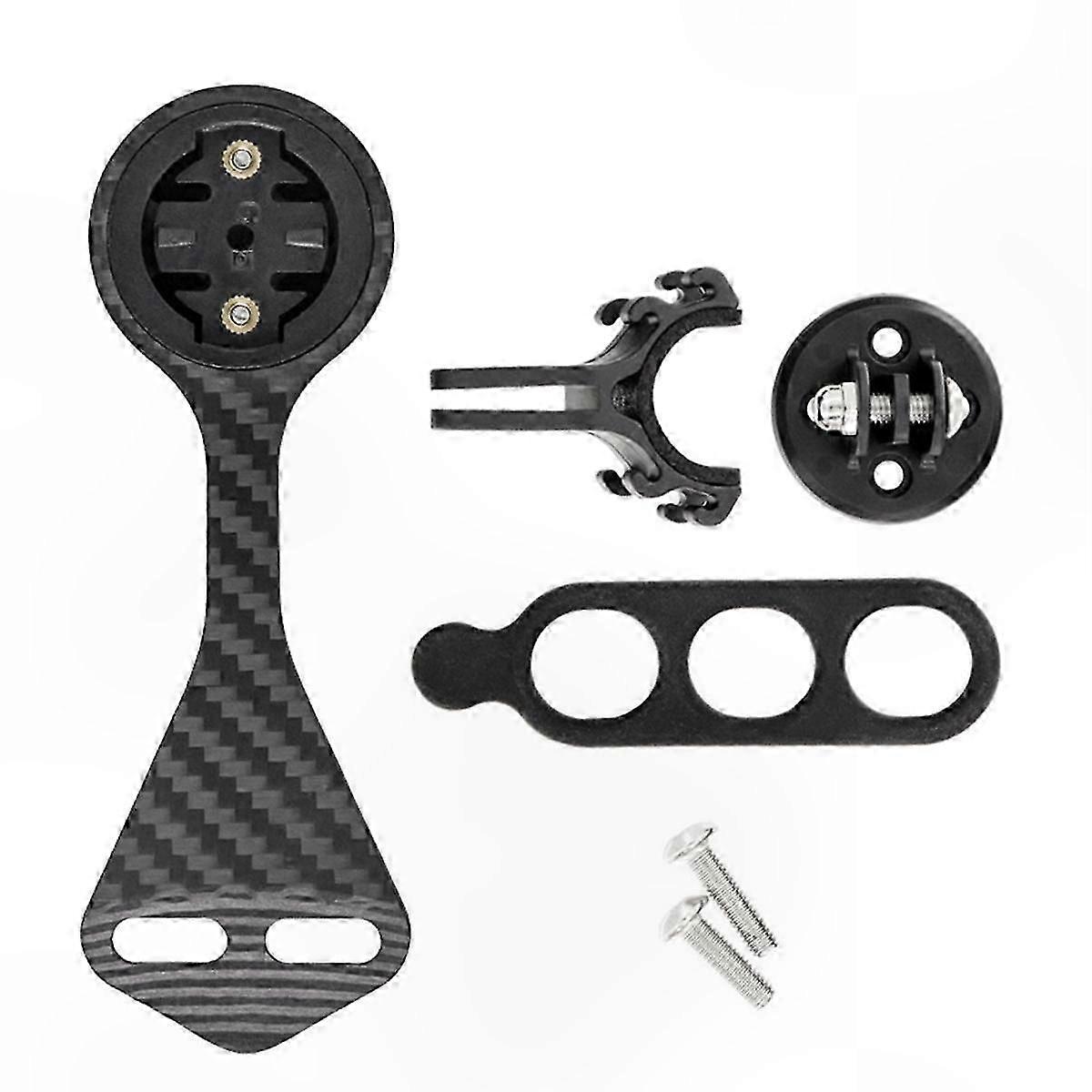 Carbon Handlebar Mount for Bike Computers and Cateye Blackbird Support