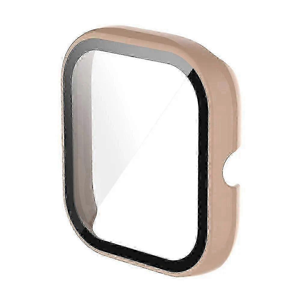 Amazfit GTS 2 Mini Case with Tempered Glass Screen Protector - Pink