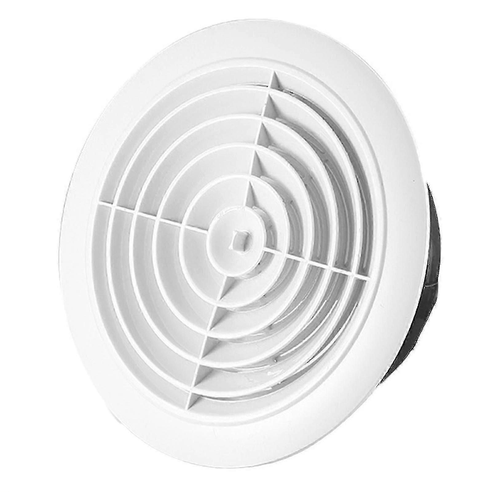 round ventilation grill outlet with built-in screen