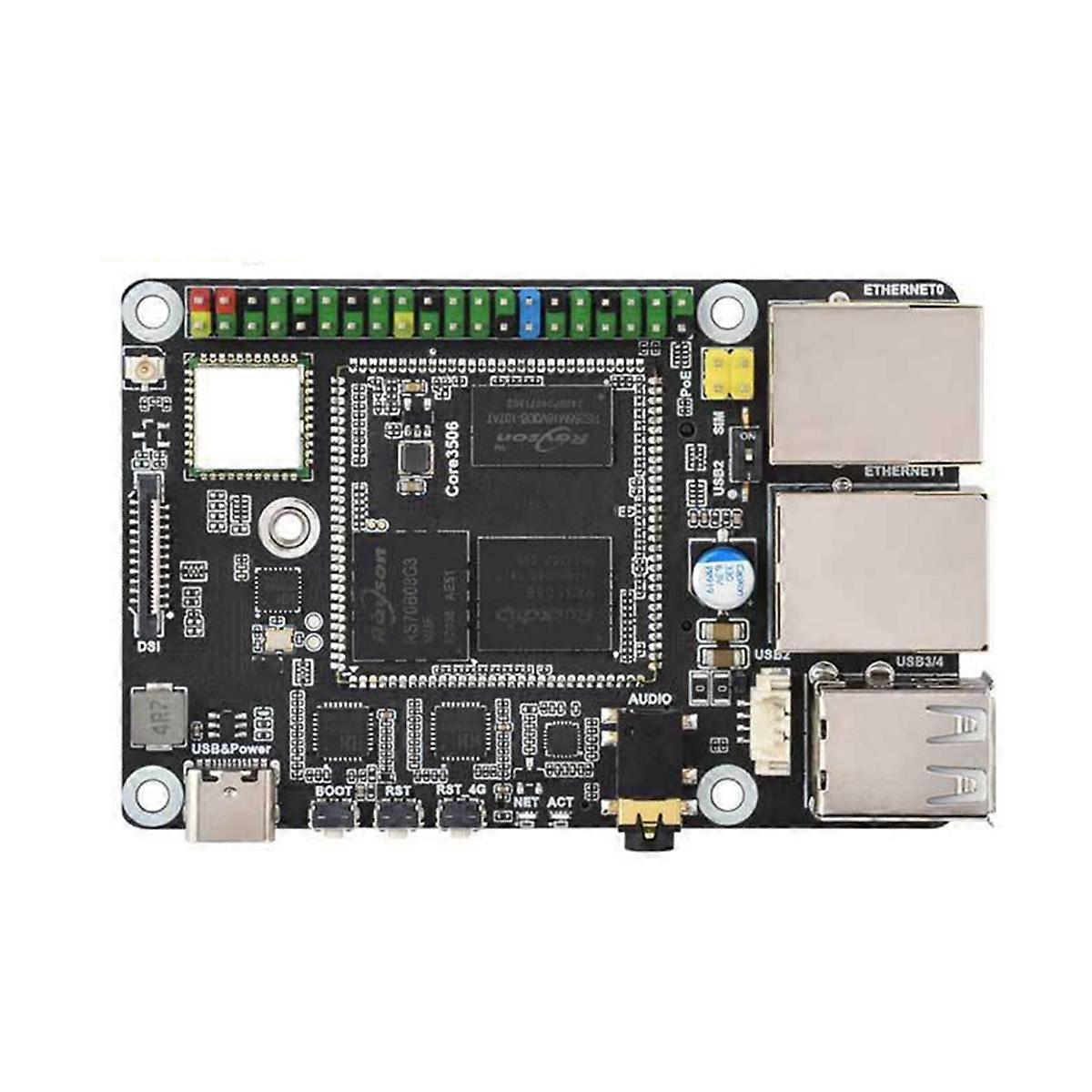 For Pi A RK3506 Linux Board Support MIPI/ Display EMMC-8GB 512MB DDR3L with WIFI