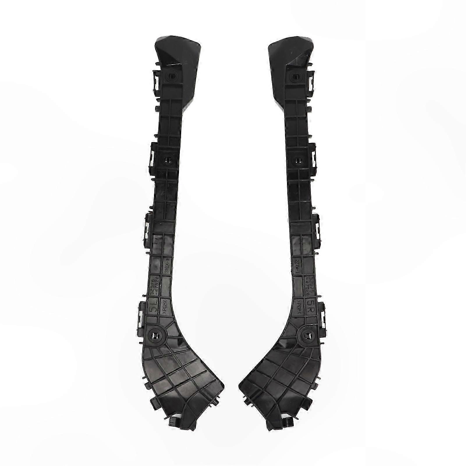 Black Rear Bumper Bracket Set for 2010-2015 Prius - Shockproof Left & Right Replacement