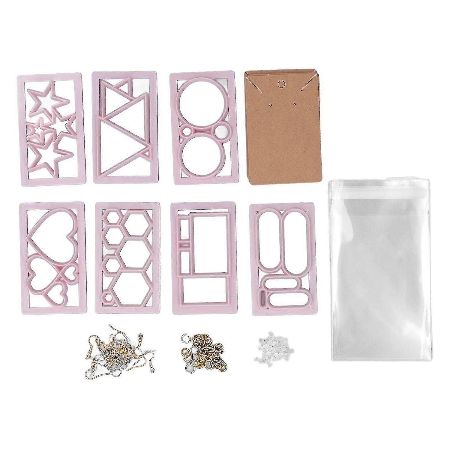 2025 Latest Model Polymer Clay Cutters Set 7 Geometric Shapes DIY Handcraft