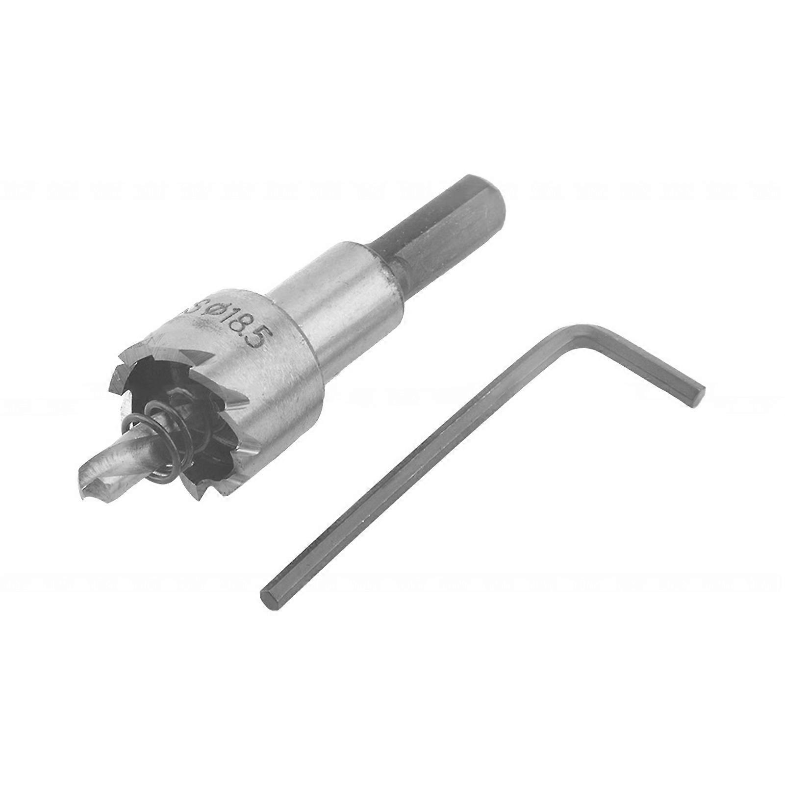 Foret en acier inoxydable pour métal, scie cloche robuste, outil de coupe 18,5 mm
