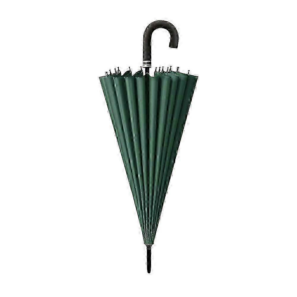 24-Bone Long Handle Windproof Umbrella All-Weather Rain Parasol 2025