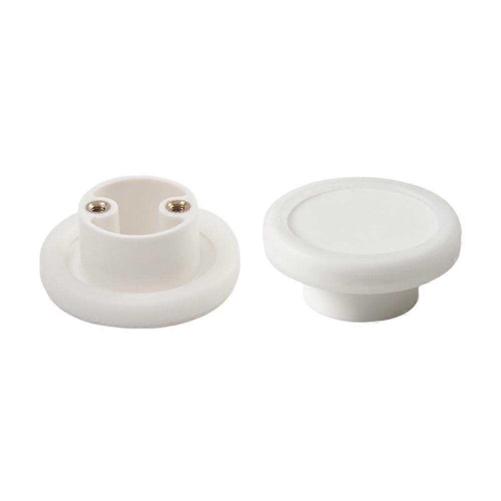 2-piece set of round drawer knobs in a modern, minimalist design – silicone furniture handles for children's rooms, 7 colors to choose from