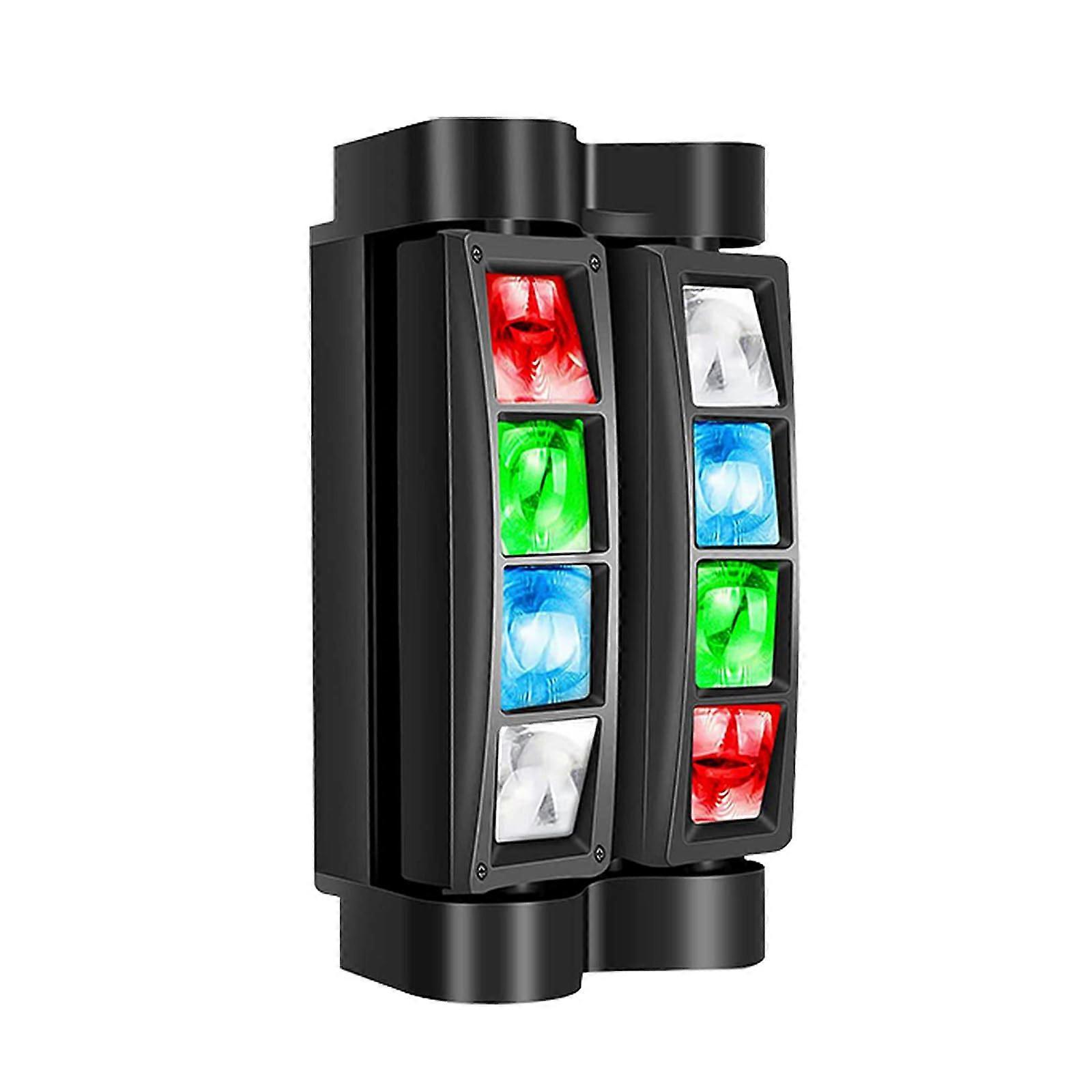 DJ Lights RGBW 4In1 Moving Head Light LED Spider Sound Activated DMX Party Lights For Bar Band Wedding Concert