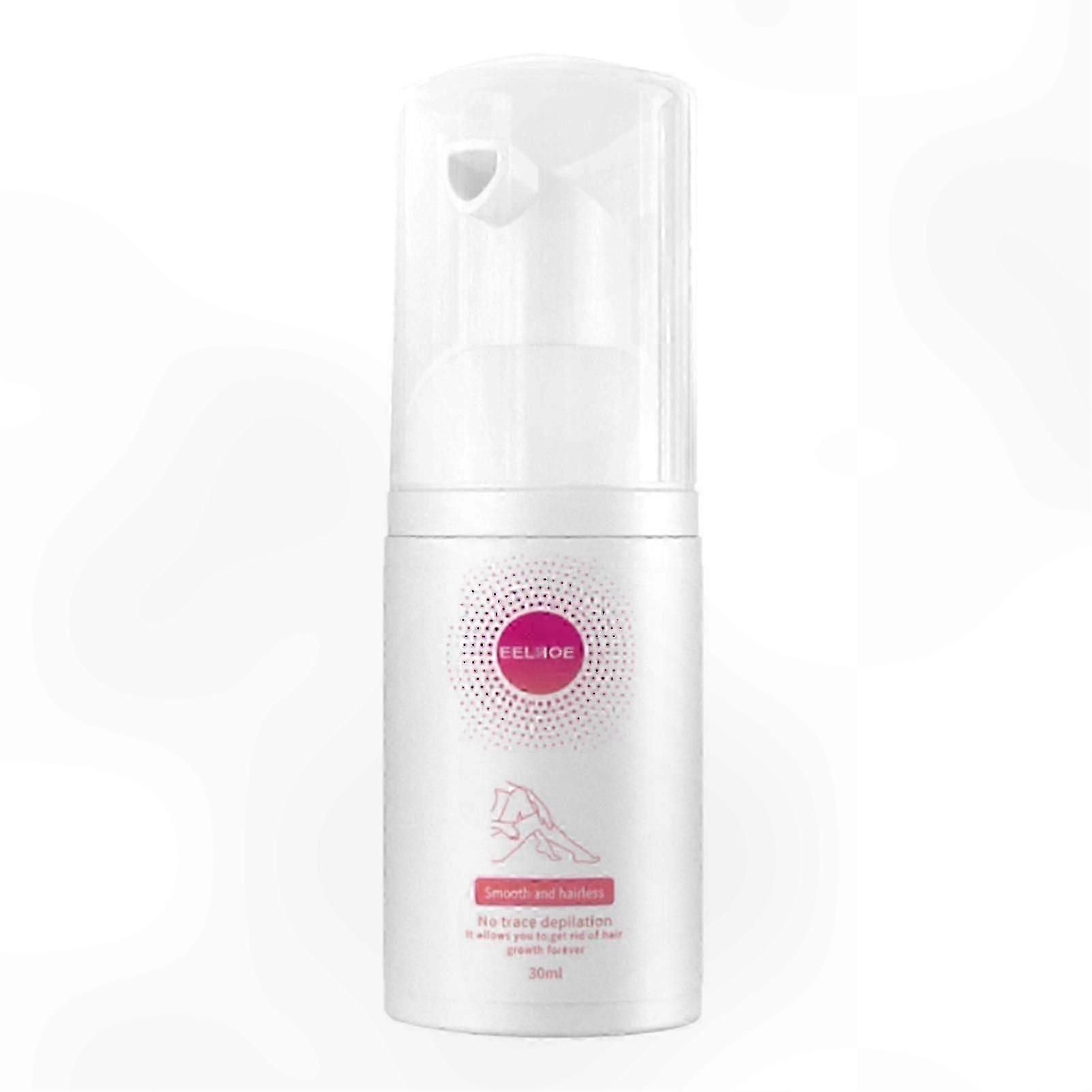 30ml Natural Mousse Hair Remover Spray Gentle Non-Irritating Formula for Soft Smooth Skin
