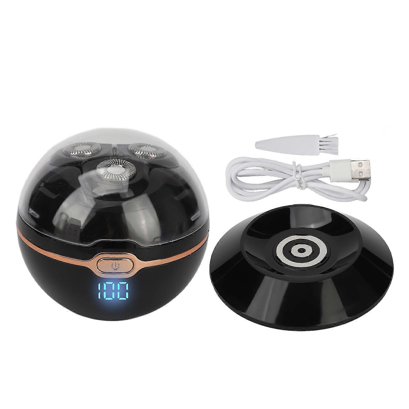 Mini tondeuse électrique rechargeable, coupe-bordures numérique, tondeuse portable à 3 anneaux pour hommes et garçons