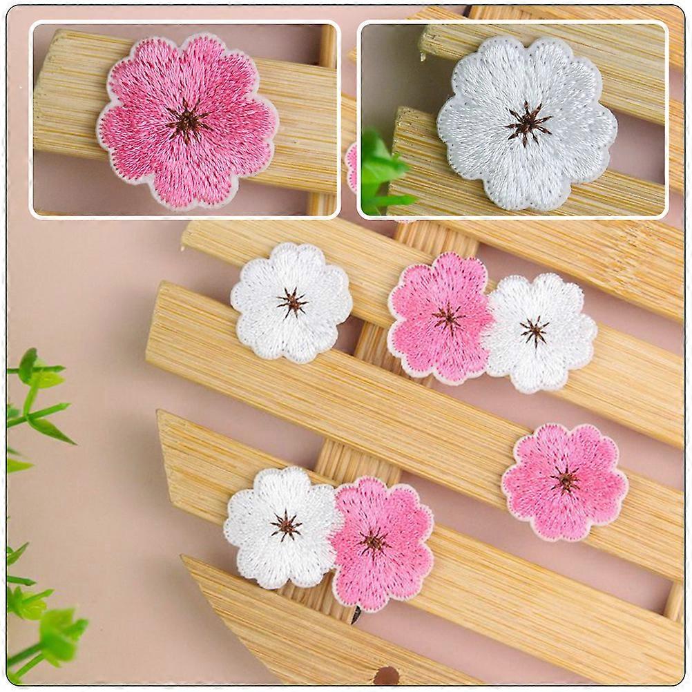 Delicate Coat Patches Embroidered Iron-on Patches for Shirts Assorted Color Clothing Repair 30Pcs
