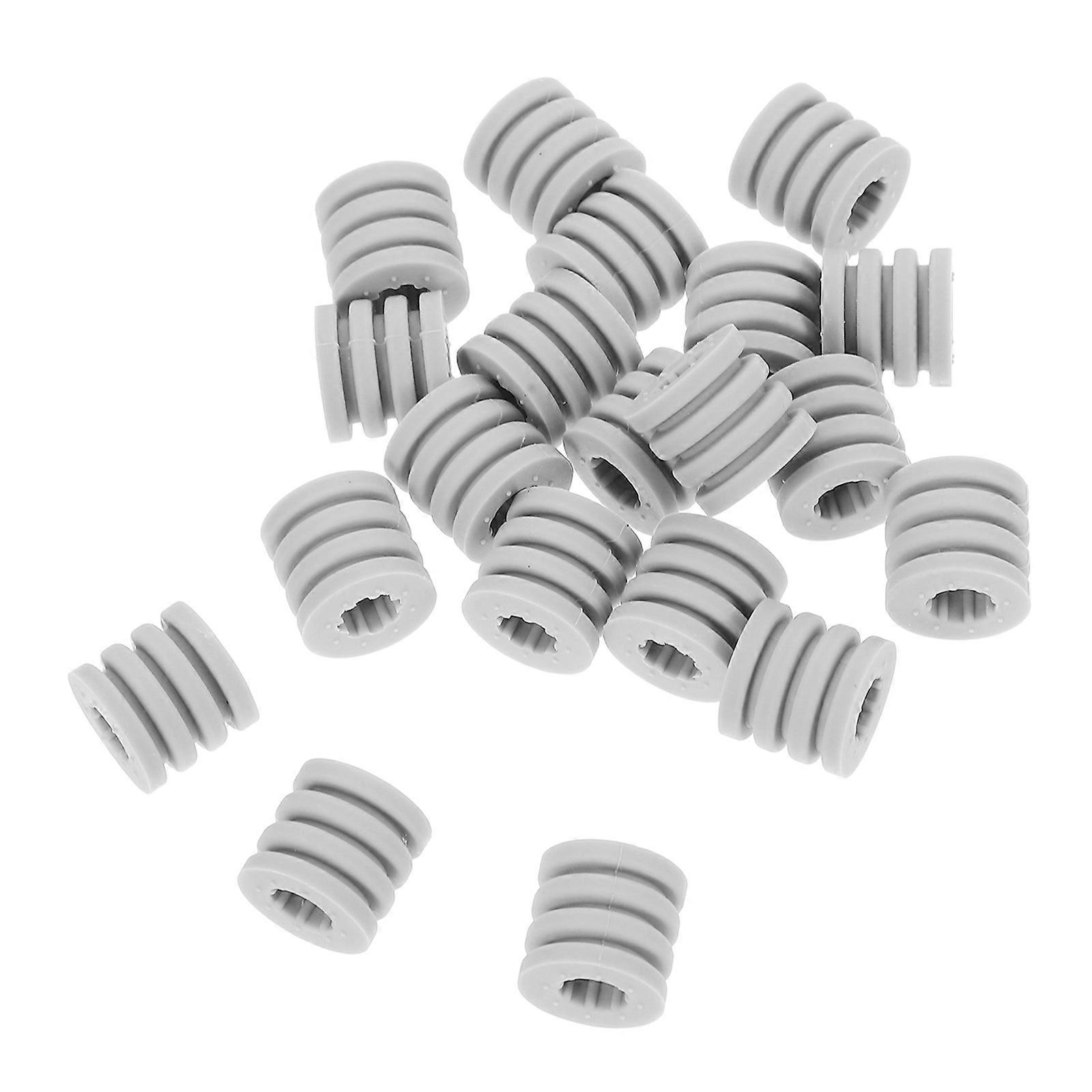 Shock Absorbing Buffer Cylindrical for Circuit Boards Computer Cases Grey Used for Circuit Board Protection 20Pack
