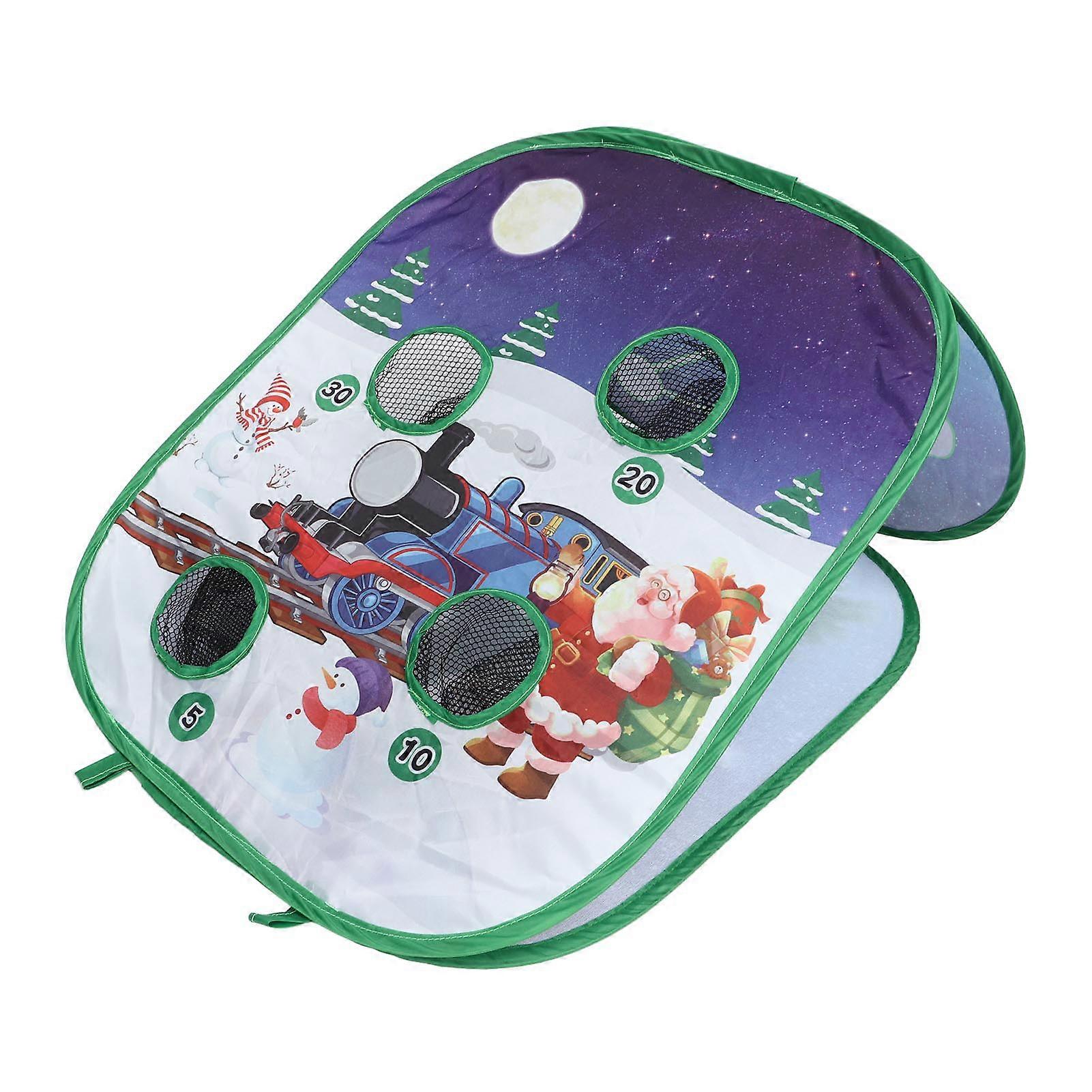 Children's Folding Throwing Target Toy Sandbag Darts 2381F Green