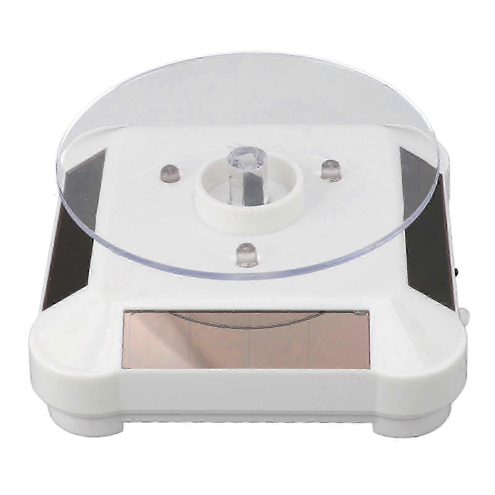 Solar Turntable 360 Degree Rotating Display Plate for Curing Resin Printed Jewelry Small 3D Printer Model with RGB Light