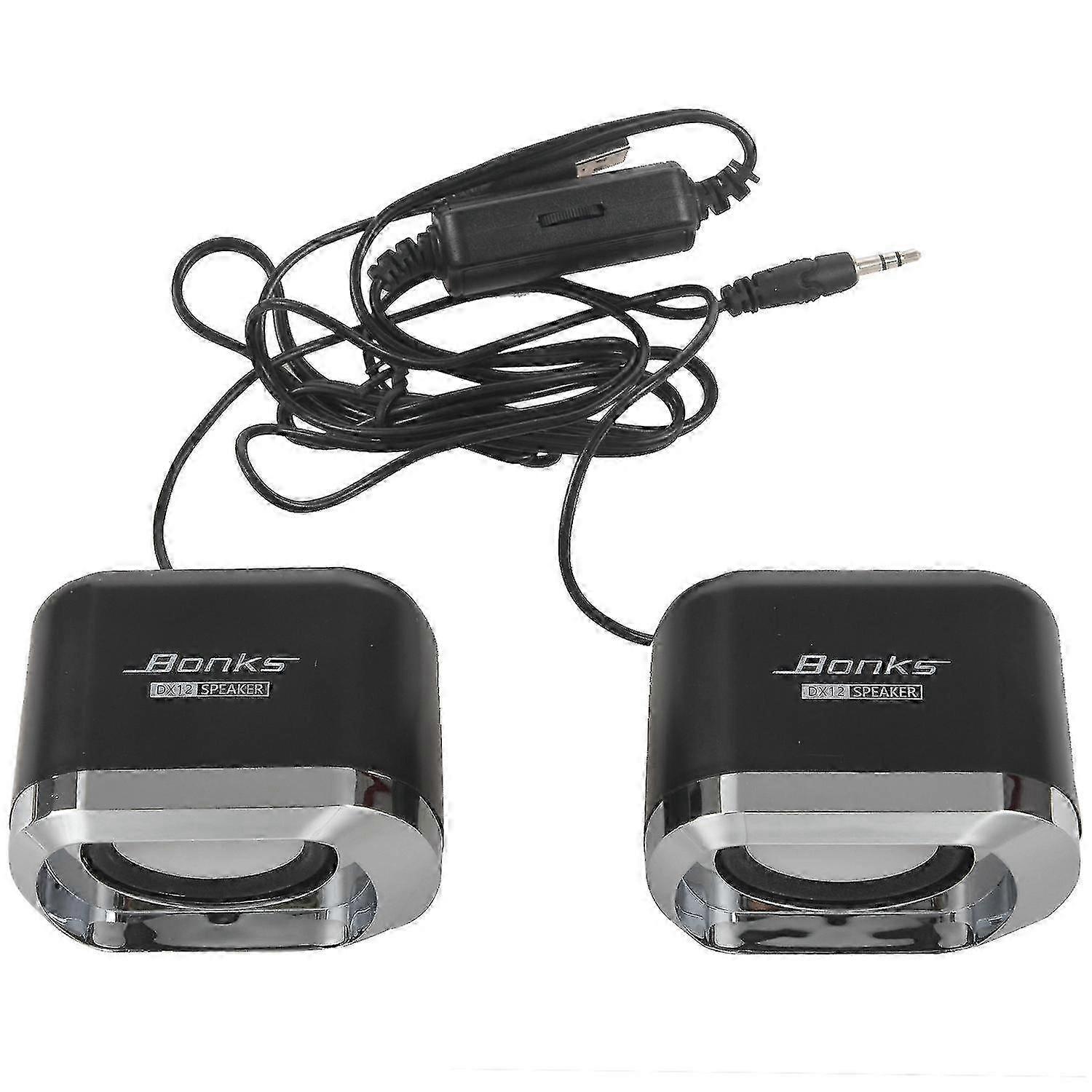 USB 2.0 Notebook Speakers Wired Stereo Mini Computer Speaker for Desktop Laptop Notebook PC MP3 MP4