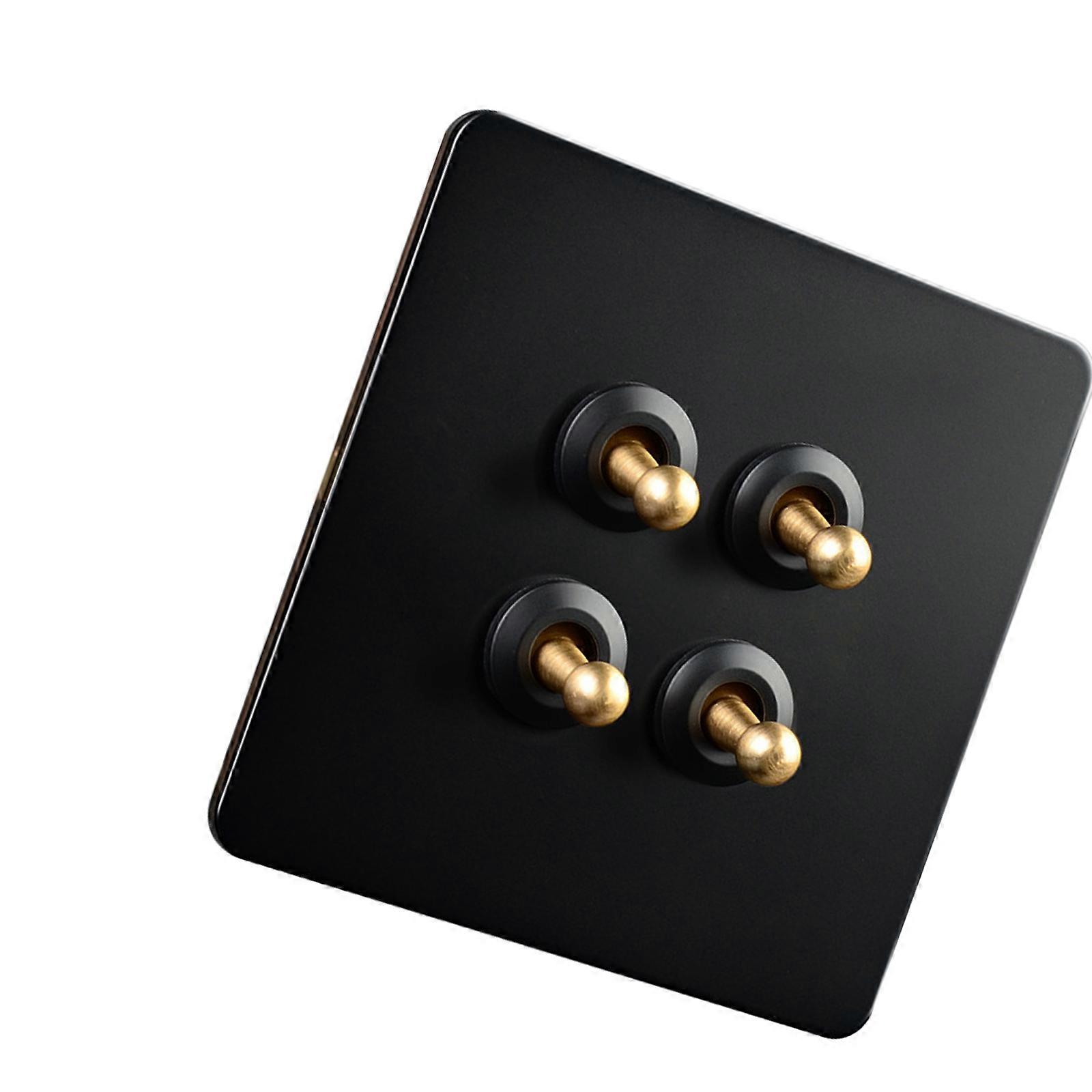 Modern 86 Toggle Switches Panel Component Artistic Designs Strong Electrical Switches Panels for Hoime Office Multicolor