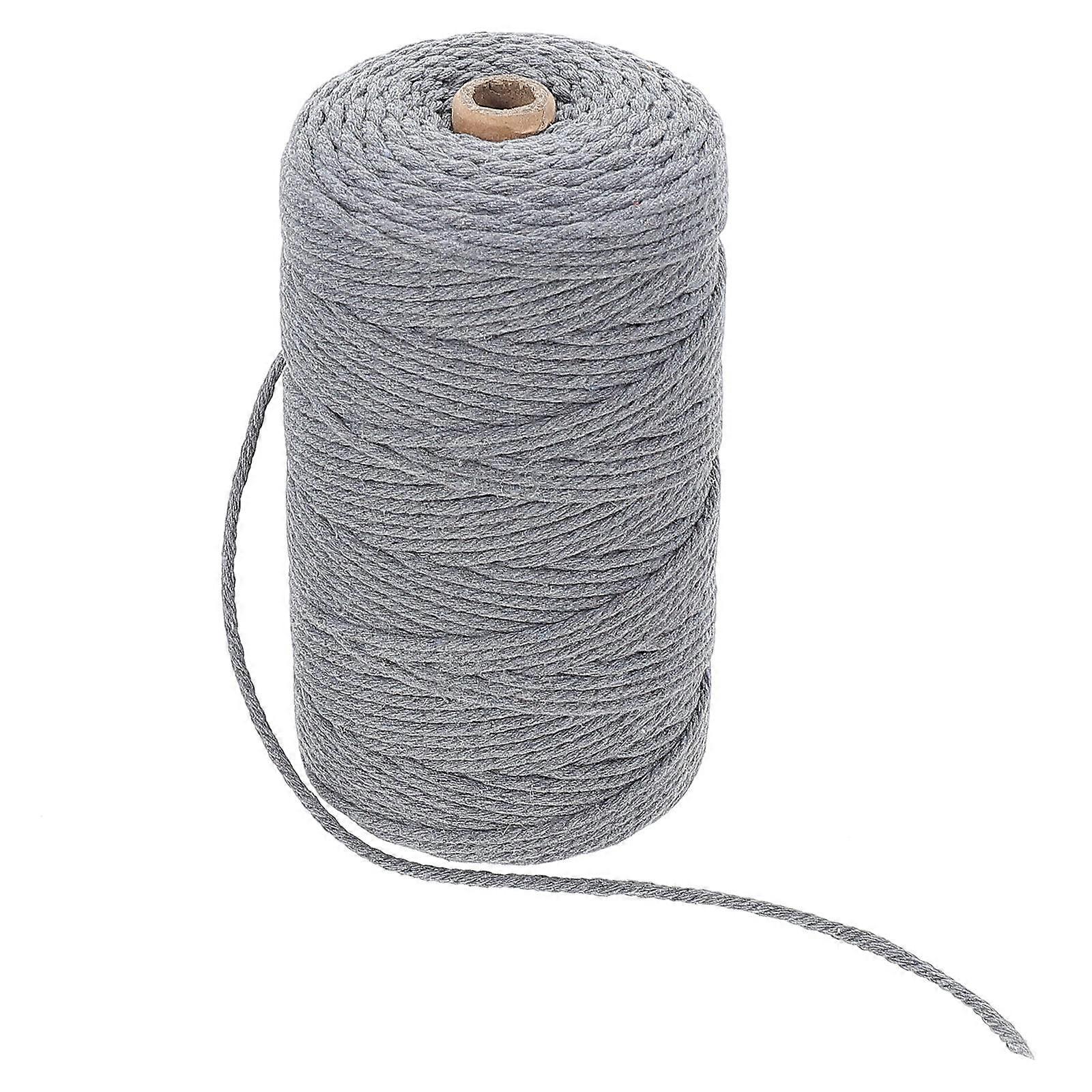 Colorful Cotton Rope Hand-Woven Cotton Thread for DIY 1 Roll